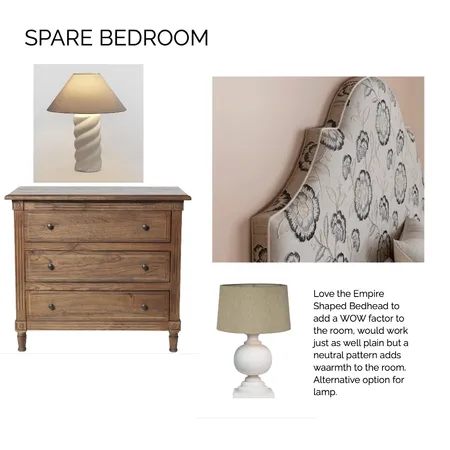 Spare Bedroom - Downes Street Interior Design Mood Board by ROSESTTRADINGCO on Style Sourcebook