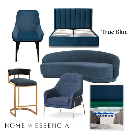 Blue Buys Interior Design Mood Board by Essencia Interiors on Style Sourcebook