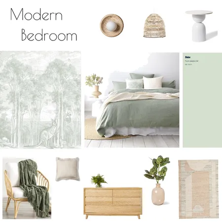 Modern Bedroom Interior Design Mood Board by Adrienn Szakolczai on Style Sourcebook