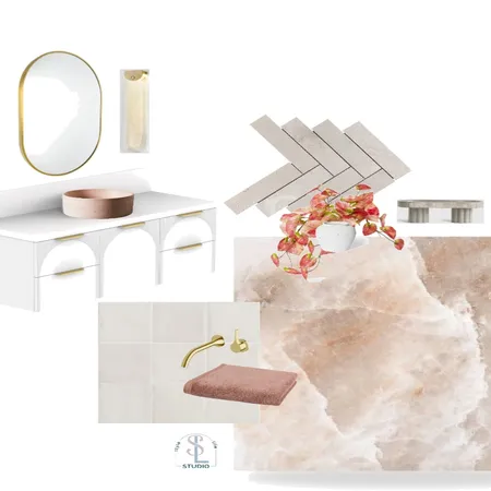 Luxe powder room Interior Design Mood Board by Studio Style Life on Style Sourcebook