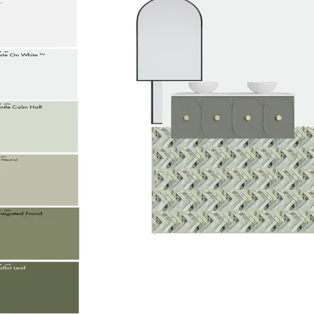 green bathroom Interior Design Mood Board by mon.ste on Style Sourcebook