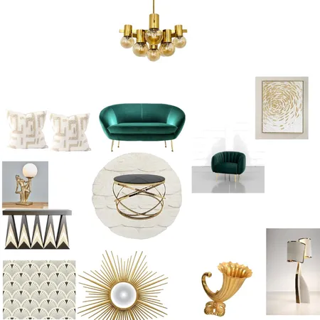 Art Deco Interior Design Mood Board by Sikamazing on Style Sourcebook