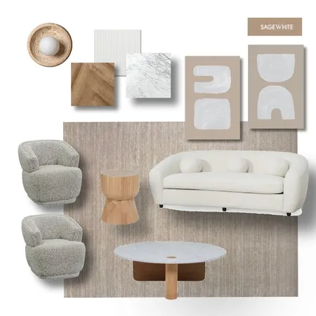 Living option 1 Interior Design Mood Board by Sage White Interiors on Style Sourcebook