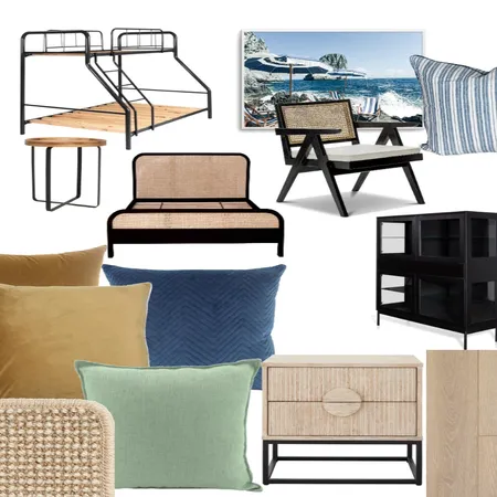 Granny flat bedroom coastal Interior Design Mood Board by Jaymax on Style Sourcebook