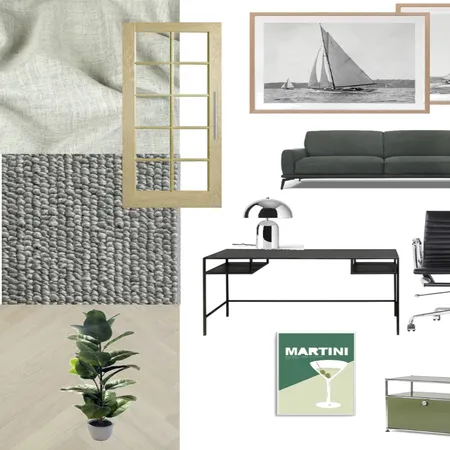 modern mediterrean - Homeoffice man Interior Design Mood Board by Studio 87 on Style Sourcebook
