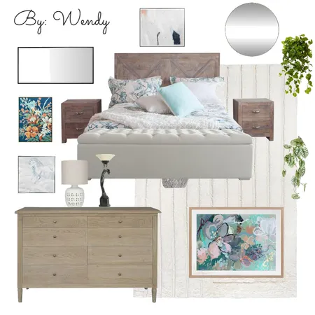 Flower Dreams Interior Design Mood Board by wendycity on Style Sourcebook