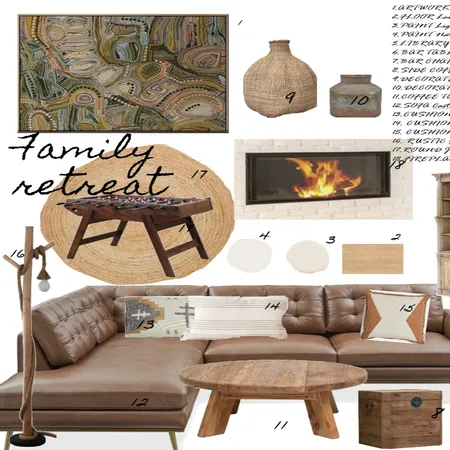 13_Rustic Sample Board_ Manuel Nesta_ Interior Design Mood Board by manu' on Style Sourcebook