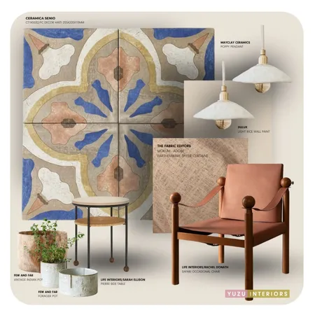 Spanish Sun Room Interior Design Mood Board by Yuzu Interiors on Style Sourcebook