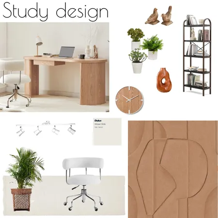 Study Design Interior Design Mood Board by Adrienn Szakolczai on Style Sourcebook