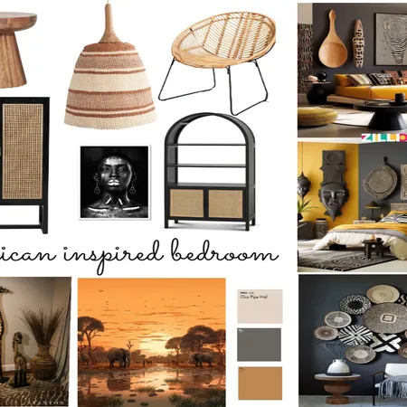 African Inspired bedroom Interior Design Mood Board by ayman.mawji on Style Sourcebook
