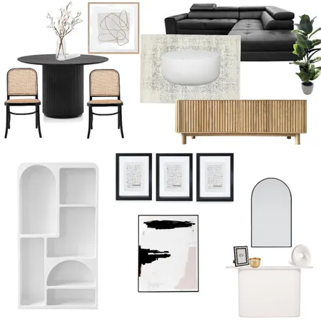 Living / Dining /Hallway Interior Design Mood Board by antoniak on Style Sourcebook