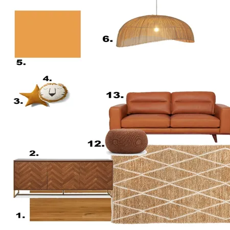 Module 10 Part A - Sample Board Interior Design Mood Board by ivannaallen on Style Sourcebook
