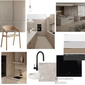 Minimalism kitchen Interior Design Mood Board by Courtney Hazbic Interiors on Style Sourcebook