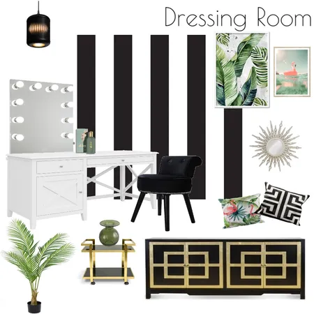 Deco Dressing Room Interior Design Mood Board by Ārow Visions Interiors on Style Sourcebook