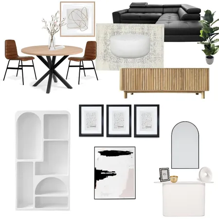 Living / Dining /Hallway 2 Interior Design Mood Board by antoniak on Style Sourcebook