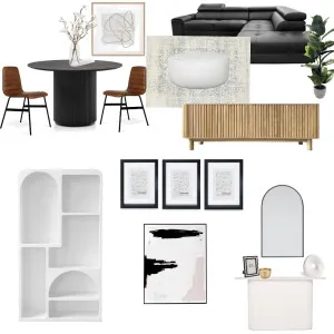Living / Dining /Hallway 3 Interior Design Mood Board by antoniak on Style Sourcebook