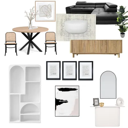 Living / Dining /Hallway 4 Interior Design Mood Board by antoniak on Style Sourcebook