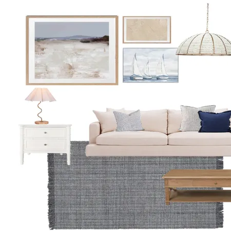 Costal Living Room Interior Design Mood Board by Lauryn Nelson on Style Sourcebook