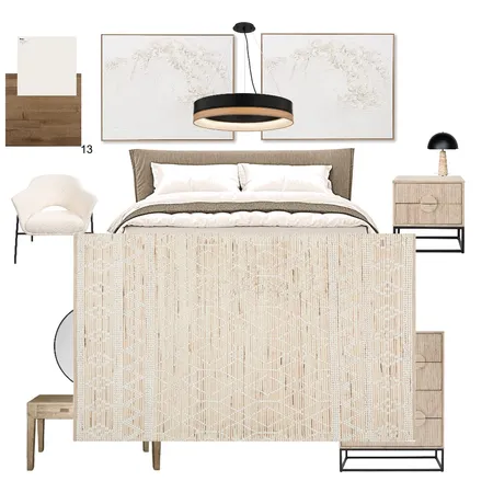Guest Bedroom 1 Interior Design Mood Board by laila elamir on Style Sourcebook
