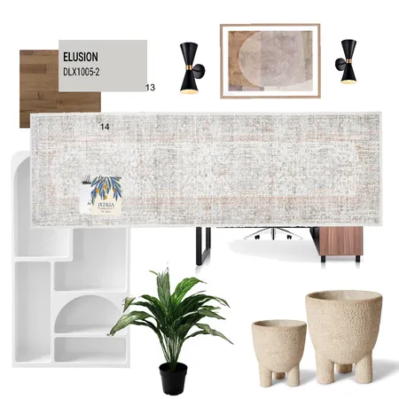 Office Interior Design Mood Board by laila elamir on Style Sourcebook