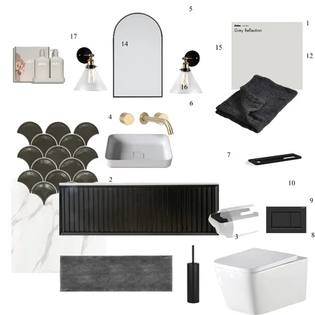 Guest bathroom 1 Interior Design Mood Board by laila elamir on Style Sourcebook