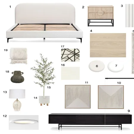 Scandi Master Bedroom Interior Design Mood Board by Jaspa_Interior on Style Sourcebook