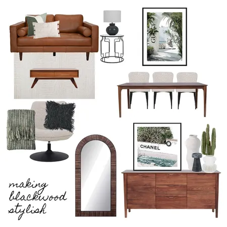 making blackwood stylish Interior Design Mood Board by adellewoods on Style Sourcebook