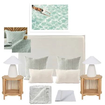 Master bedroom aqua Interior Design Mood Board by LaraMcc on Style Sourcebook