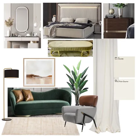 bedroom Interior Design Mood Board by hina on Style Sourcebook