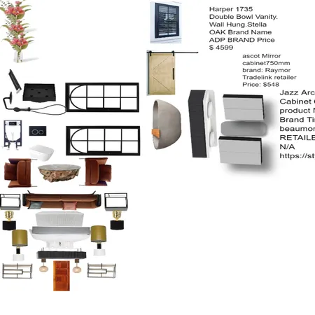 EDDIT MODERN HOUSE FF&E Interior Design Mood Board by PICASSA INTERIOR DESIGN INSPIRATIONS on Style Sourcebook