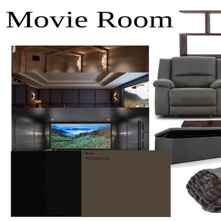 Steamboat Springs Movie Room Interior Design Mood Board by S117243 on Style Sourcebook