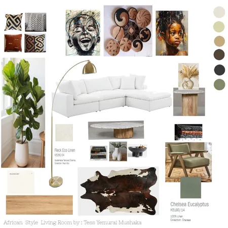 IDI ASSIGNMENT 3 - African Style Living Room - Tess Mushaka Interior Design Mood Board by Tess Yemurai Mushaka on Style Sourcebook