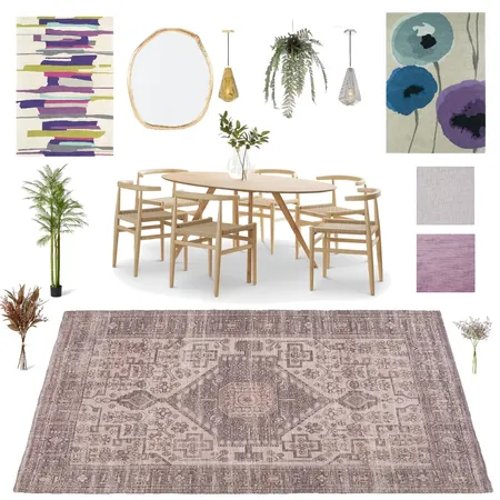 Sagittarius: Purple Influence (dining) by Wendy Interior Design Mood Board by Miss Amara on Style Sourcebook