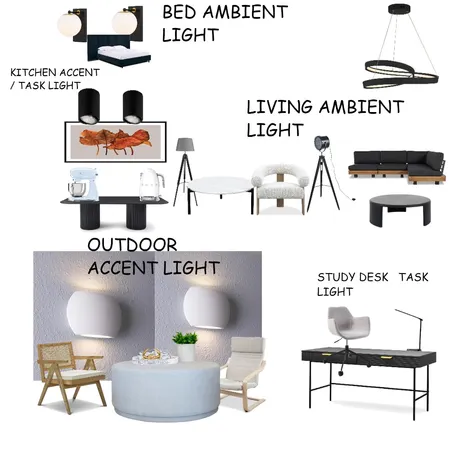 LIGHTNING DISTRIBUTION Interior Design Mood Board by PICASSA INTERIOR DESIGN INSPIRATIONS on Style Sourcebook
