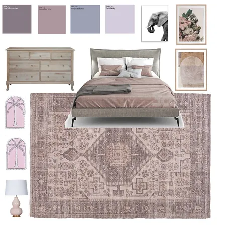 Sagittarius: Xandria - Purple on cue (bedroom) by Wendy Interior Design Mood Board by Miss Amara on Style Sourcebook