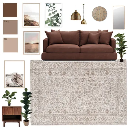 Virgo: Earthy Browns - Moselle (living room) - designed by Wendy Interior Design Mood Board by Miss Amara on Style Sourcebook