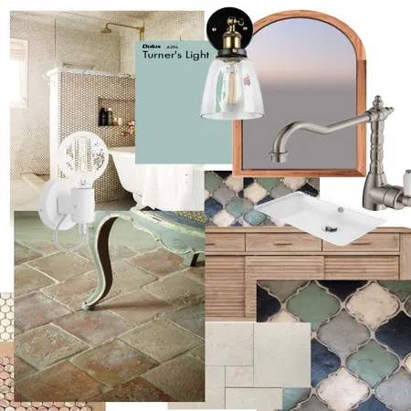 BATHROOM 1 Interior Design Mood Board by sally@eaglehawkangus.com.au on Style Sourcebook