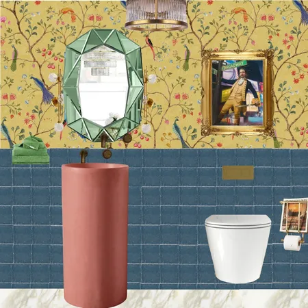 Powder Room Current Interior Design Mood Board by dl2407 on Style Sourcebook