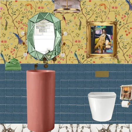 Powder Room Current Interior Design Mood Board by dl2407 on Style Sourcebook