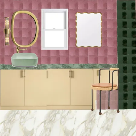 Ensuite - Cerise & Emerald Interior Design Mood Board by dl2407 on Style Sourcebook