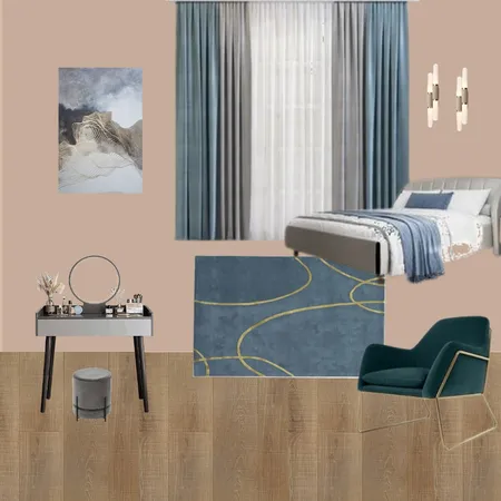 Bedroom 3 Interior Design Mood Board by olga_shakina@yahoo.com on Style Sourcebook