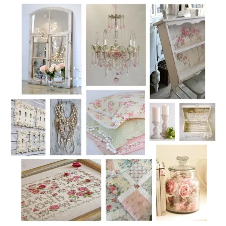 Shabby Chic Interior Design Mood Board by donnapep on Style Sourcebook