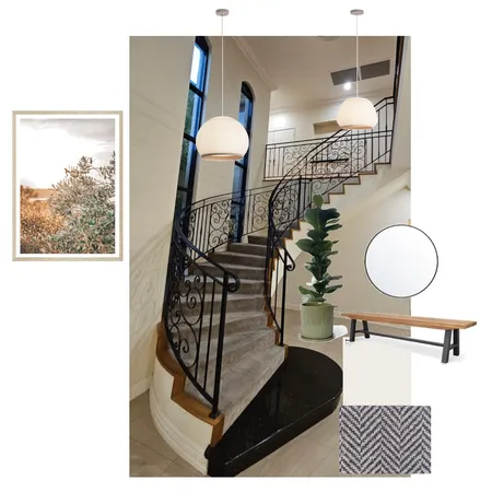 Stairs Light Option 1 Interior Design Mood Board by Stacey Myles on Style Sourcebook