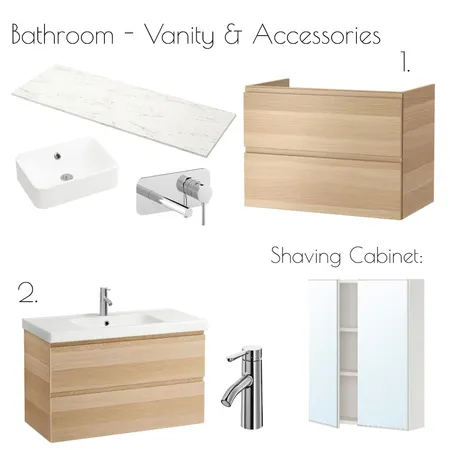 Bathroom - Vanity & Accessories Interior Design Mood Board by Libby Malecki Designs on Style Sourcebook