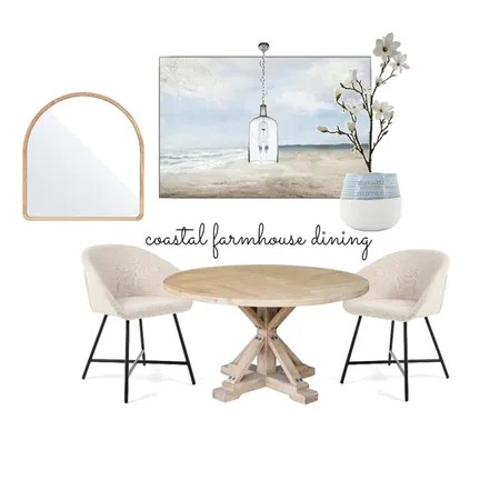 Coastal Farmhouse Dining Interior Design Mood Board by creative grace interiors on Style Sourcebook