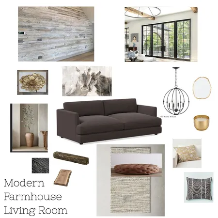 modern farmhouse living room 3 Interior Design Mood Board by JA INTERIORS-DESIGN on Style Sourcebook