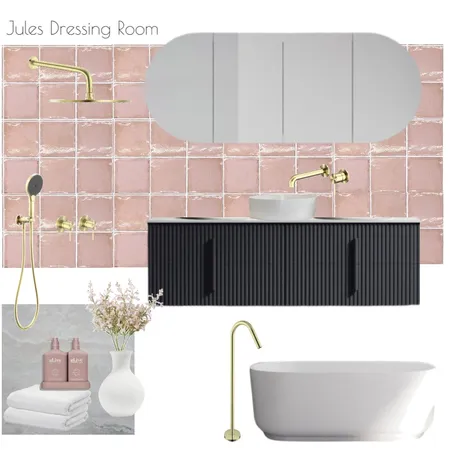 Jules Dressing Room 2 Interior Design Mood Board by The Blue Space Designer on Style Sourcebook