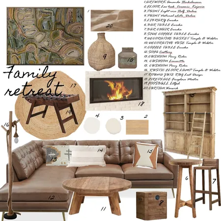 18_Rustic Sample Board_ Manuel Nesta_ Interior Design Mood Board by manu' on Style Sourcebook