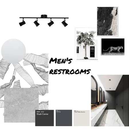 Men's restrooms 2 Interior Design Mood Board by Lebo on Style Sourcebook