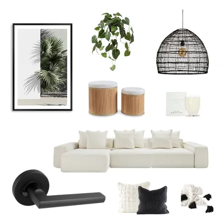 Matte Black details - Living Room Interior Design Mood Board by Gainsborough Hardware on Style Sourcebook